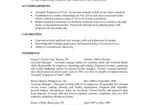 Sample Objective In Resume for Hotel and Restaurant Management Resume Sample for Ojt Hotel and Restaurant Management
