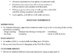 Sample Objective In Resume for Hotel and Restaurant Management Resume Sample Hotel Management Trainee and Service