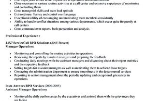 Sample Objectives In Resume for Call Center Agent Call Center Resume for Professional with Relevant