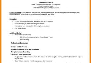 Sample Objectives In Resume for Office Staff 8 Sample Ojt Resume for Office Ad Global Strategic sourcing