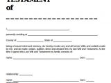 Sample Of A Last Will and Testament Template 9 Sample Last Will and Testament forms Sample Templates