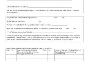 Sample Of Blank Resume for Job Application Job Application form to Print Blank Job Application