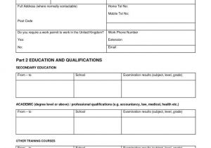 Sample Of Blank Resume for Job Application Printable Blank Application for Employment Application