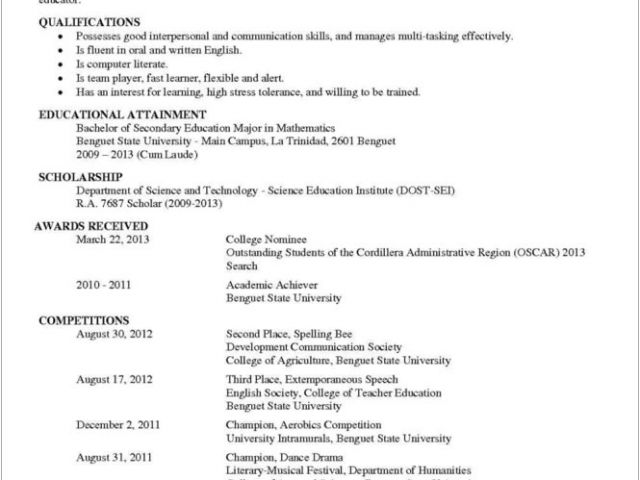 Sample Of Comprehensive Resume for Nurses Comprehensive Resume Template ...