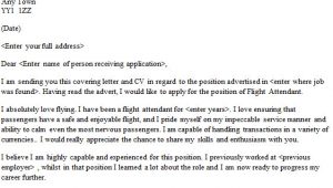 Sample Of Cover Letter for Flight attendant Position Flight attendant Cover Letter Sample Lettercv Com