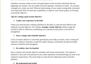 Sample Of Good Objectives In Resume 14 Good Objective In Resume Invoice Template Download