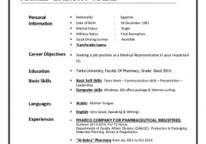 Sample Of Personal Information In Resume Dr Ahmed Habib Resume