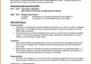 Sample Of Resume for Part Time Job by Student Resume Objective for A Part Time Job Sidemcicek Com