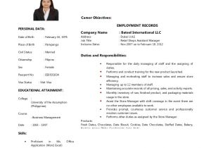 Sample Of Resume for Sales Lady Resume Sample for Dubai Buy A Essay for Cheap