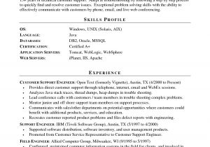 Sample Of Technical Skills for Resume Resume Technical Skills the Best Resume