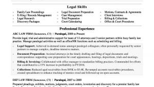 Sample Paralegal Resume Paralegal Resume Sample Monster Com
