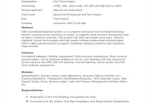 Sample Resume for 2 Years Experience In Mainframe oracle Dba Resume for 2 Year Experience Igniteresumes Com