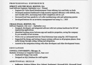 Sample Resume for 2 Years Experienced software Engineer software Engineer Resume Sample Writing Tips Resume