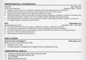 Sample Resume for A Call Center Agent Resume format Resume format Sample Call Center