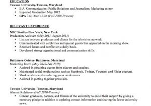 Sample Resume for A College Student with No Experience Sample College Student Resume No Work Experience Sample