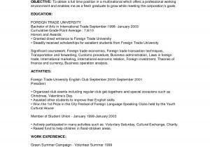 Sample Resume for A Fresh Graduate Sample Resume for Fresh Graduate without Work Experience