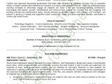 Sample Resume for A Teacher Position Math Teacher Resume Sample