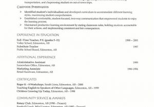 Sample Resume for A Teacher Position Resume for Post Of Teacher Best Letter Sample