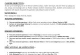 Sample Resume for A Teacher Position Resume for Teachers Job Application Best Letter Sample