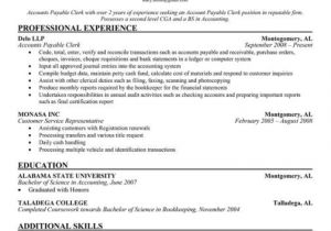 Sample Resume for Accounts Payable and Receivable Accounts Payable Resume Sample Best Professional Resumes