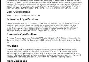 Sample Resume for Aged Care Worker Position Sample Resume for Aged Care Worker New Examples Title Case