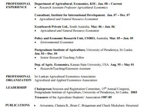 Sample Resume for Agriculture Graduates 10 Agriculture Resume Templates Free Pdf Word Samples