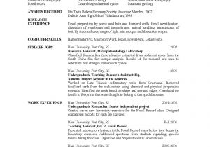 Sample Resume for Agriculture Graduates Margorochelle Com Page 2 Of 143 Resume Example for Job