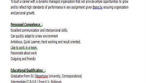 Sample Resume for Air Hostess Fresher 42 Professional Fresher Resumes Sample Templates