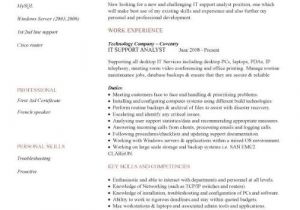 Sample Resume for Application Support Analyst Application Analyst Resume Best Resume Gallery