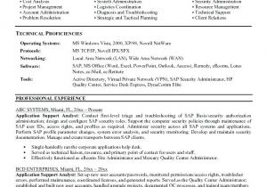 Sample Resume for Application Support Analyst Application Support Analyst Resume Experience Krida Info