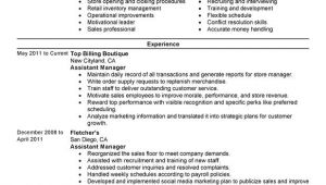 Sample Resume for assistant Manager In Retail assistant Retail Manager Resume Examples Free to Try