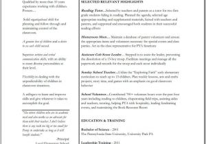 Sample Resume for assistant Teacher In Preschools Preschool Teacher assistant Resume Preschool Teacher
