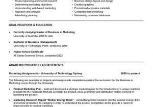 Sample Resume for Australian Jobs Professional Cv Template Australia