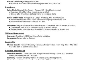 Sample Resume for Biology Major 3 Critical Mistakes to Avoid On Your First Ever Resume