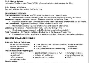 Sample Resume for Biology Major Biology Resume Sample Best Professional Resumes Letters