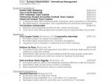 Sample Resume for Business Administration Major In Financial Management associates In Business Administration Resumes Perfect