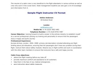 Sample Resume for Cabin Crew with No Experience Resume format Cabin Crew Job Perfect Resume format