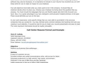 Sample Resume for Call Center Agent Applicant Resume Writing format Unique Sample Call Center Agent