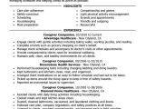 Sample Resume for Caregiver for An Elderly Caregivers Companions Resume Examples Created by Pros