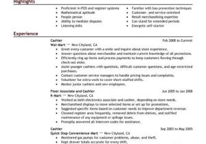 Sample Resume for Cashier Retail Stores Best Part Time Cashiers Resume Example Livecareer