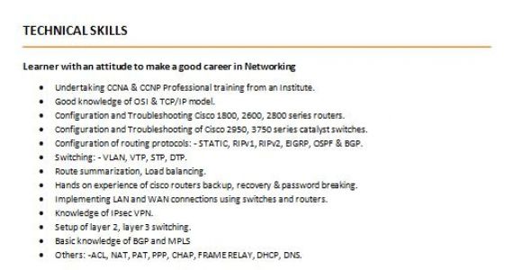 Sample Resume for Ccna Certified 5 Perfect Ccna Resume Samples that You Should Use