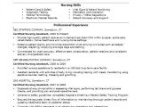 Sample Resume for Cna with No Previous Experience New Cna Resume Talktomartyb