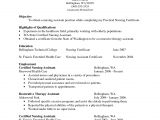 Sample Resume for Cna with Objective Cna Resume No Experience Template Learnhowtoloseweight Net