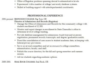 Sample Resume for College Application College Application Resume Examples for High School