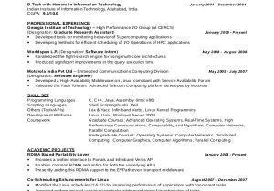 Sample Resume for Computer Science Engineering Students 8 Sample Computer Science Resumes Sample Templates