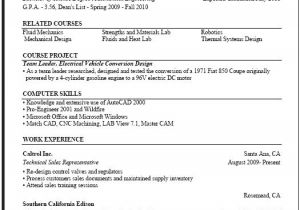 Sample Resume for Computer Science Engineering Students Computer Science Resume Sample Resume Template