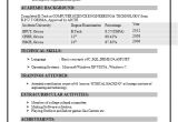 Sample Resume for Computer Science Student Fresher Resume format for Computer Science Engineering Students