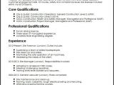 Sample Resume for Construction Site Supervisor Construction Site Supervisor Cv Sample Myperfectcv
