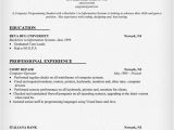Sample Resume for Cse Students Computer Science Resume Template Template Business