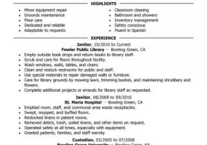 Sample Resume for Custodial Worker Custodial Worker Resume Musiccityspiritsandcocktail Com